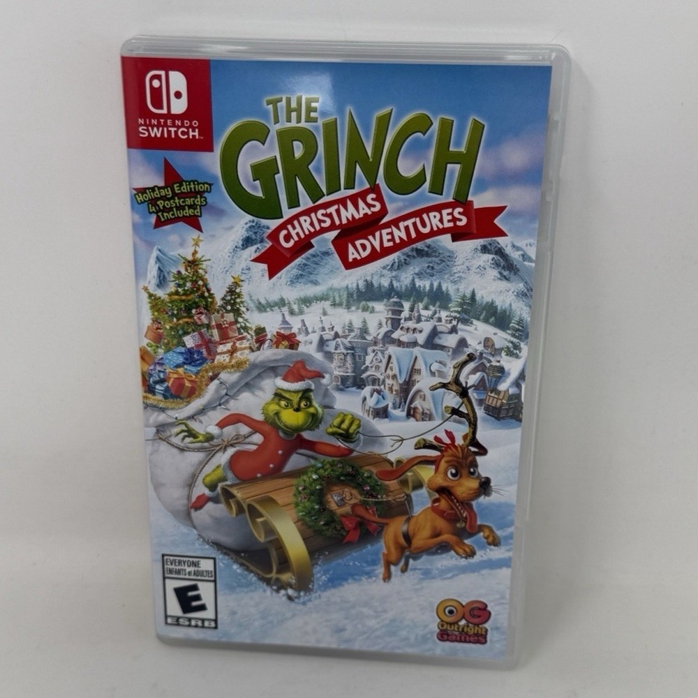 The Grinch Christmas Adventure (Nintendo switch) (Post Cards Included)